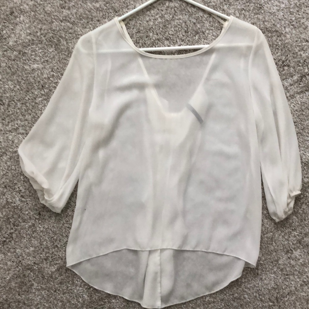 Bow back blouse